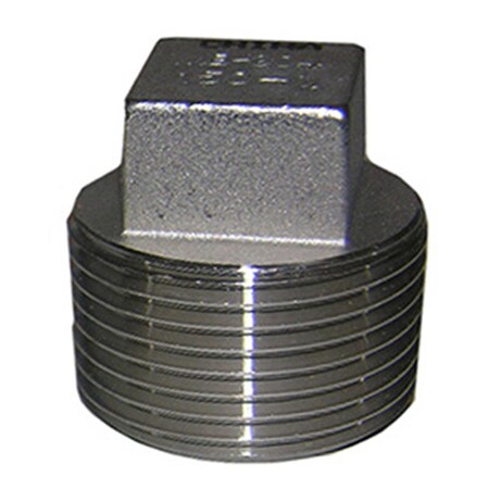 Disston 0.75 in Stainless Steel Pipe Plug 209863